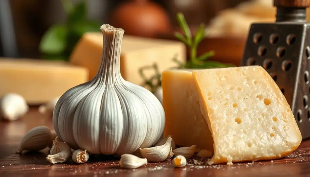 Garlic and Parmesan Cheese Garlic and Parmesan Cheese