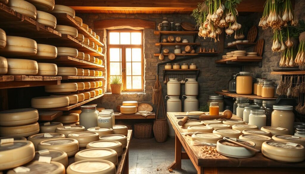 Limburger cheese making Limburger cheese making