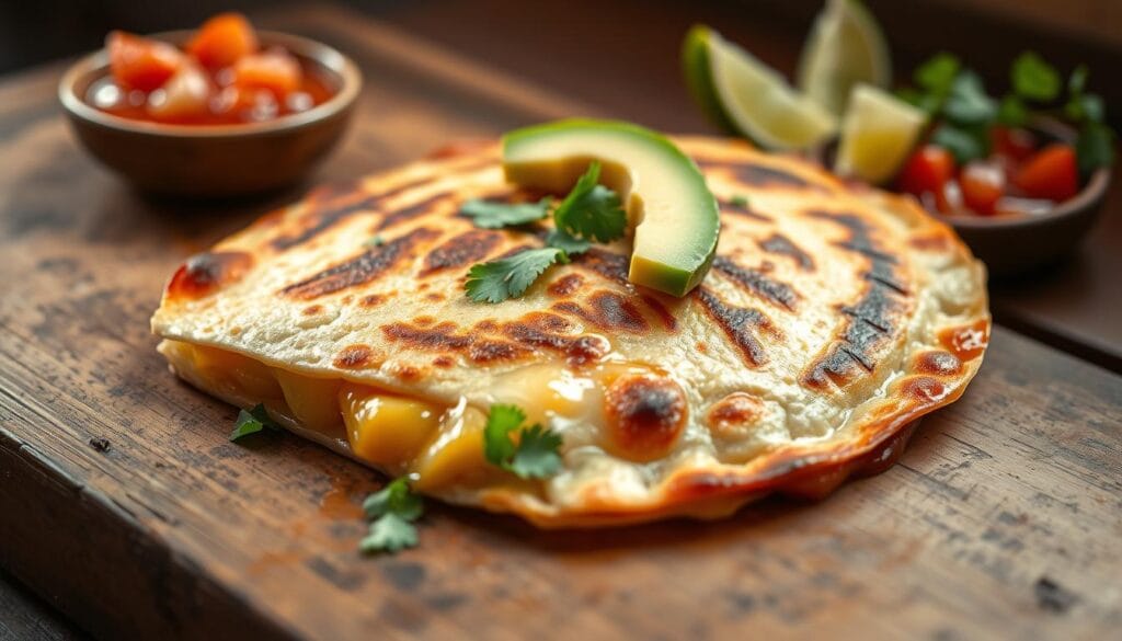 Quesadilla with chihuahua cheese