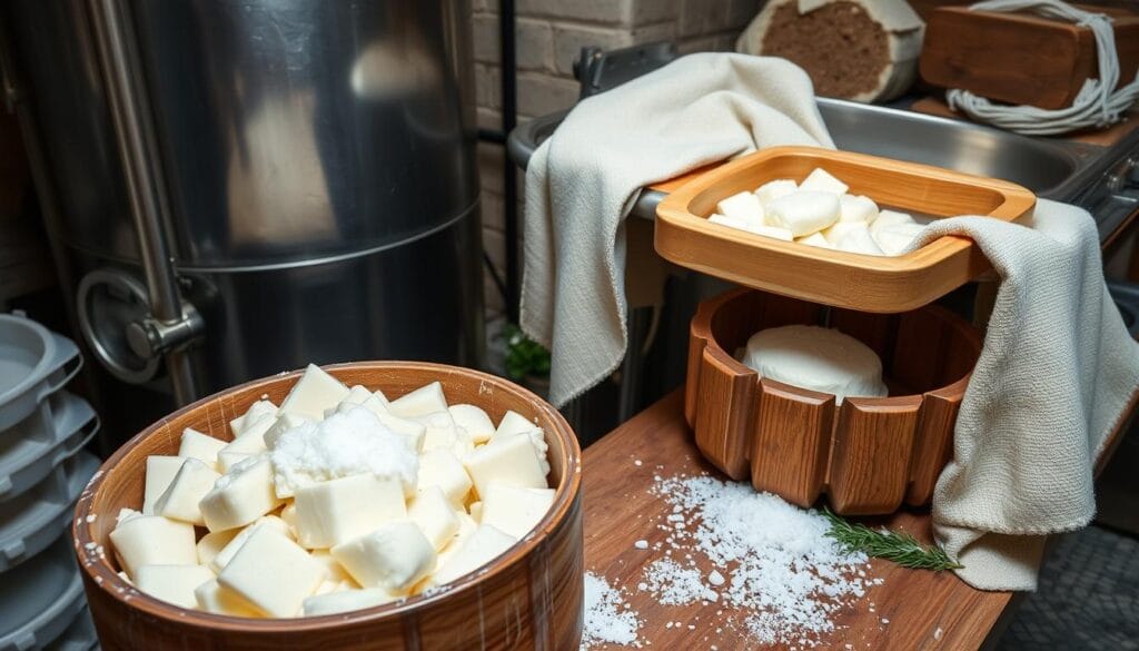 ricotta salata production