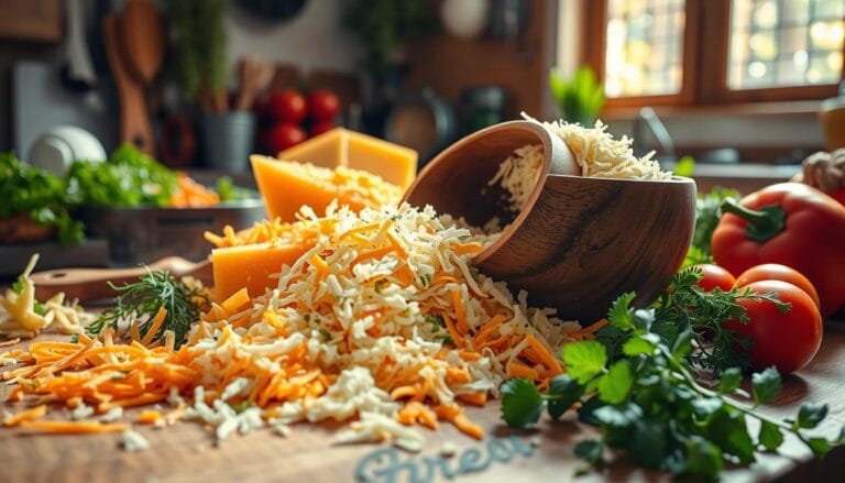 shredded cheese