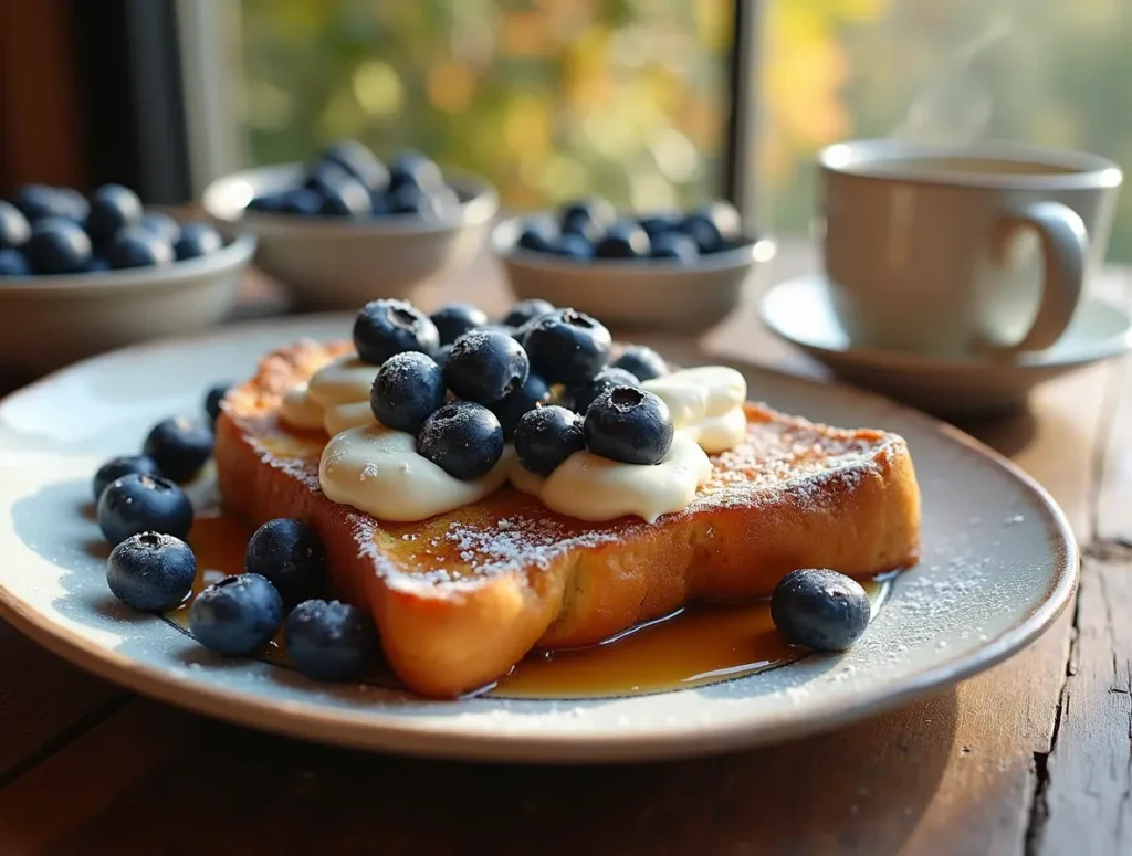 Creamy Blueberry French