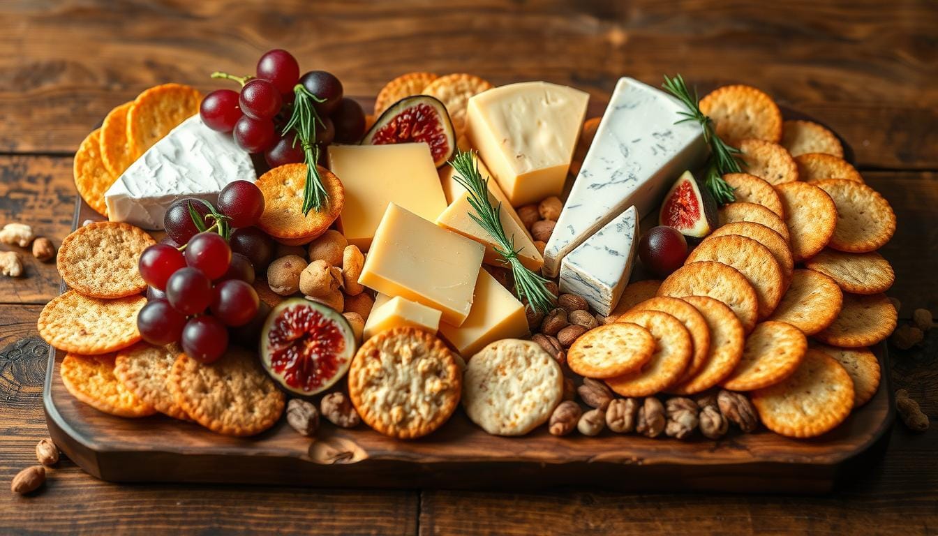 cheese and cracker tray