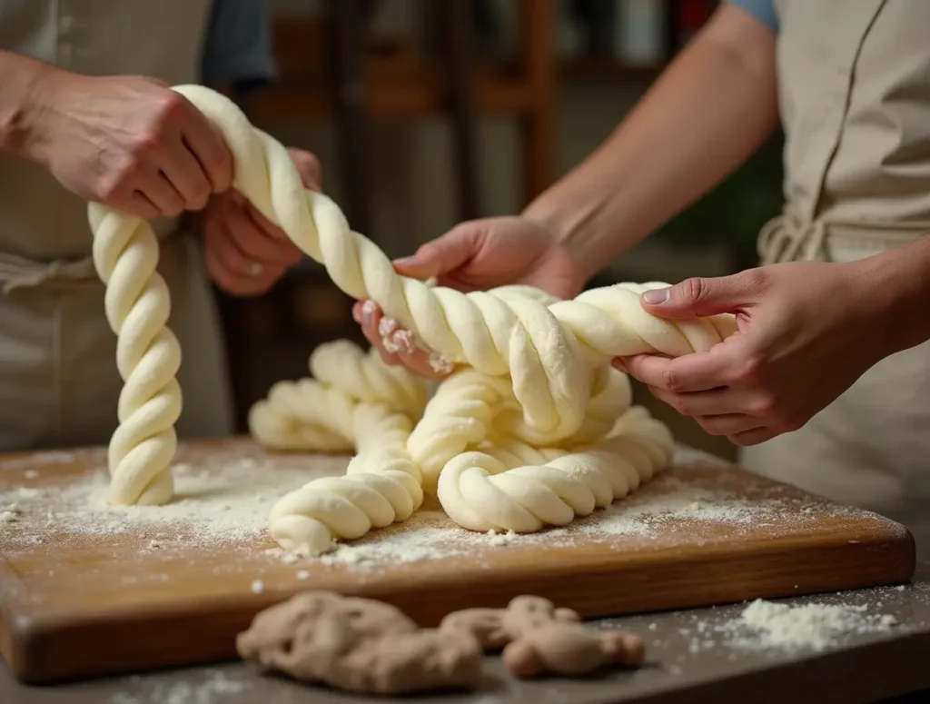 Rope cheese making process