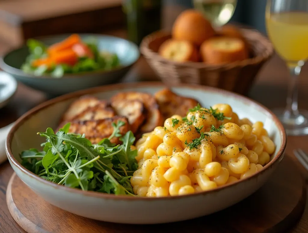 white cheddar mac and cheese