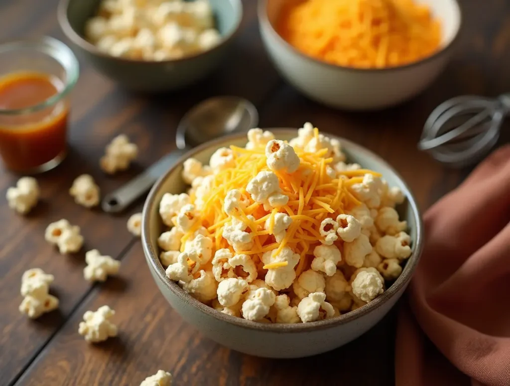 Caramel Cheese Popcorn Recipes