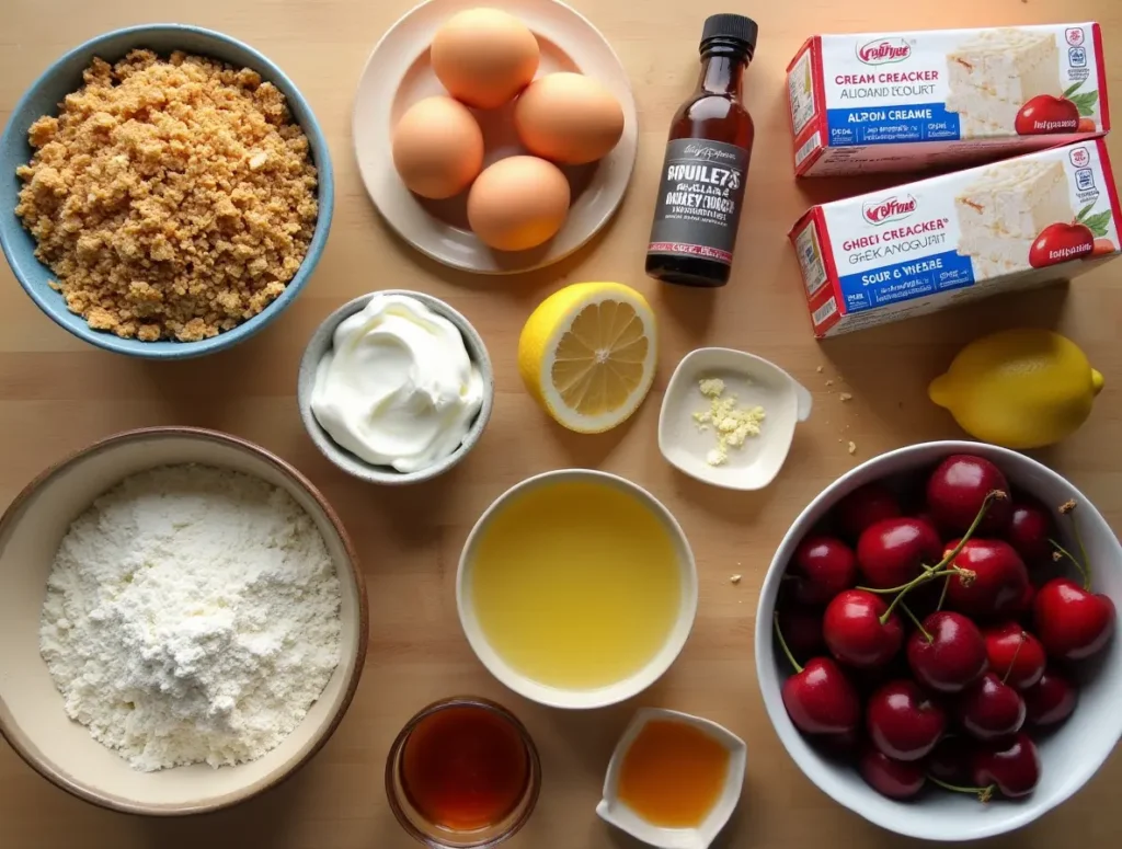 Cherry Cheesecake Recipe Ingredients