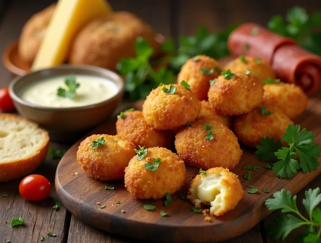 Manchego and Chorizo Croquetas
