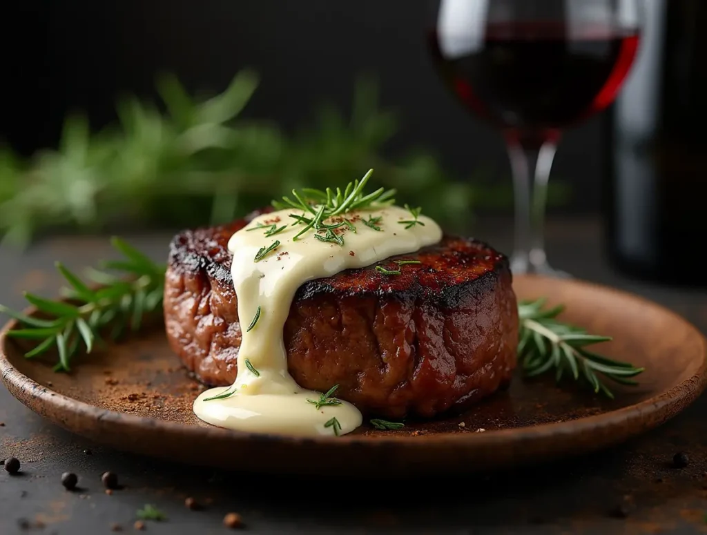 ilet Mignon with Roquefort Sauce